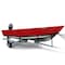 Eevelle Windstorm Boat Cover V HULL FISHING Outboard Motor w/Outboard 10' 6in. L 60in. W Red WSVFW1060B-RED - alternate 1